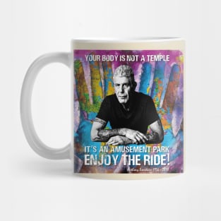 "Enjoy The Ride" Anthony Bourdain Mug